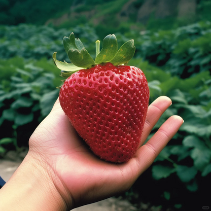 🍓Cream Giant Strawberry Seeds -- Various shapes & Natural juices🥤-Clearance sale